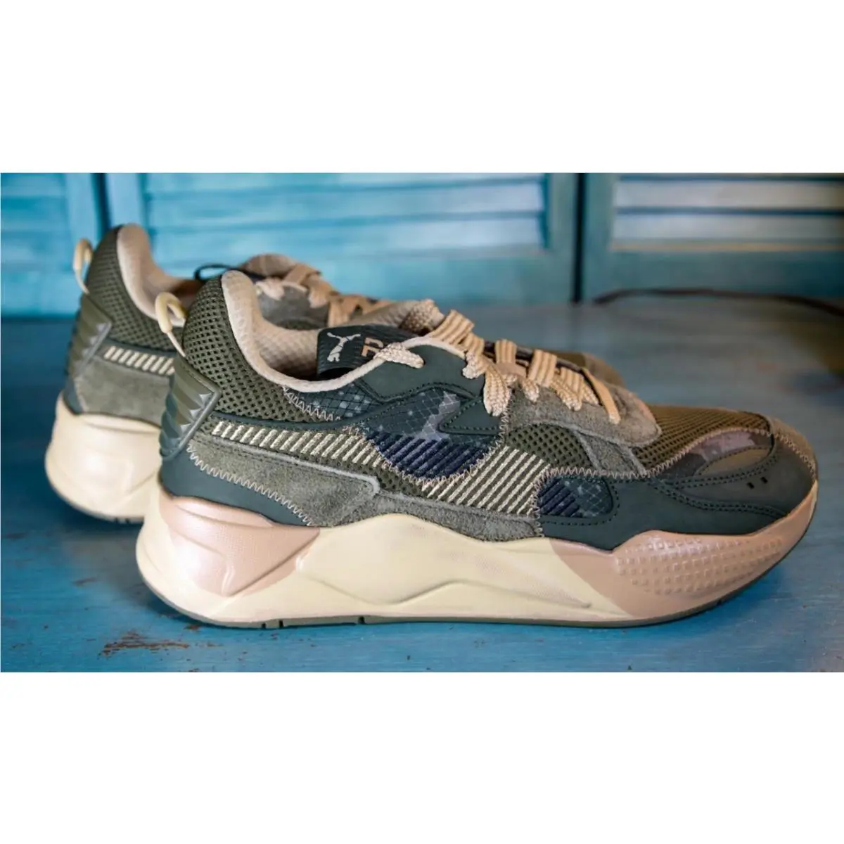 Puma shoes - RS-X Rain Map Camo - Rain Map Camo - Green (UPC: 198551086939) 3