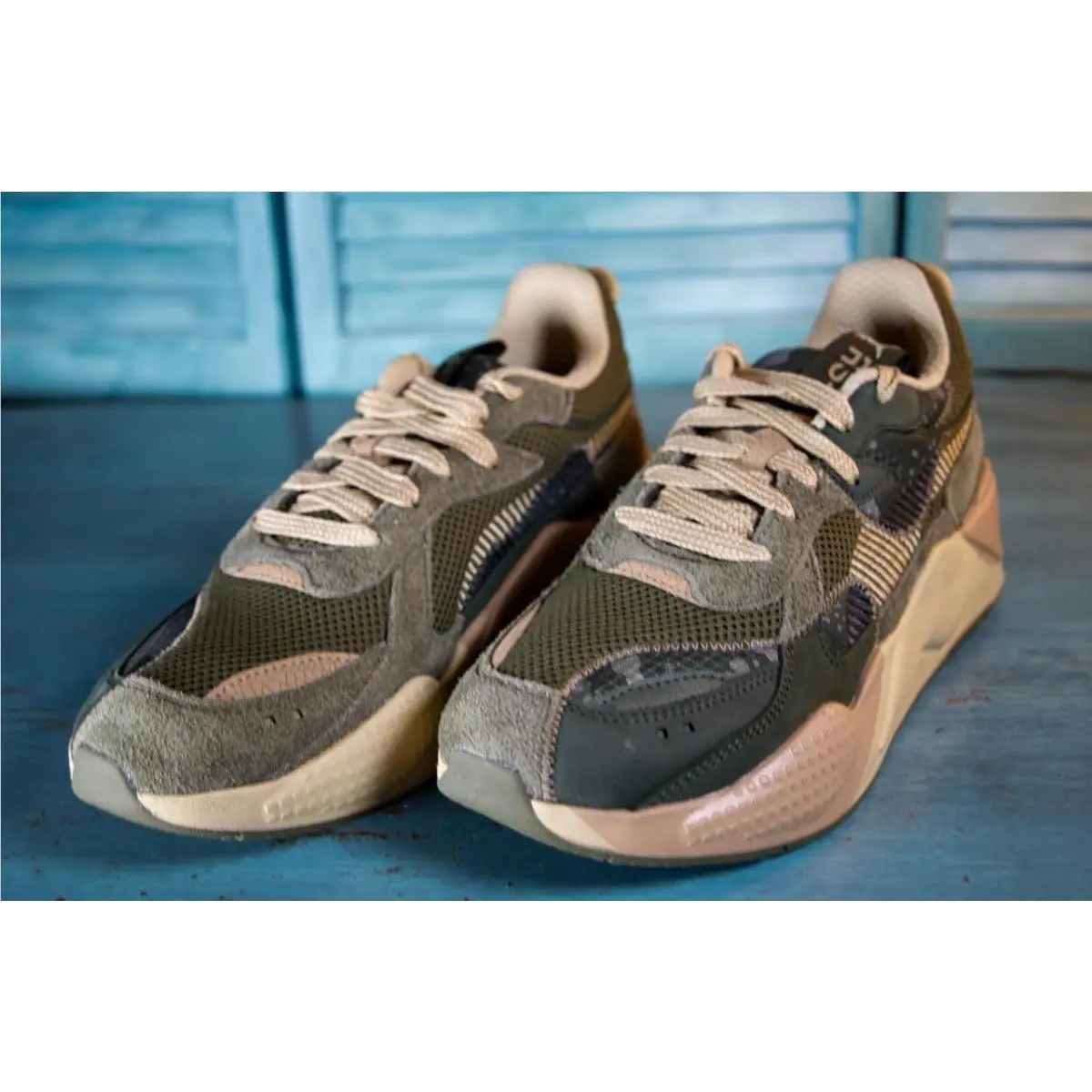 Puma shoes - RS-X Rain Map Camo - Rain Map Camo - Green (UPC: 198551086939) 6