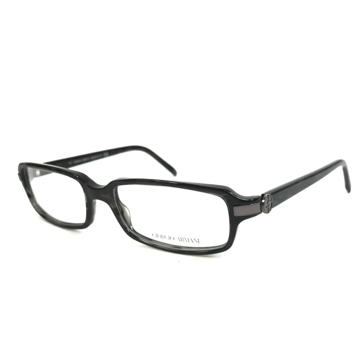 Eyeglasses Frames GA 461 Prq Black Rectangle Full Rim 51-16-135 by Giorgio Armani