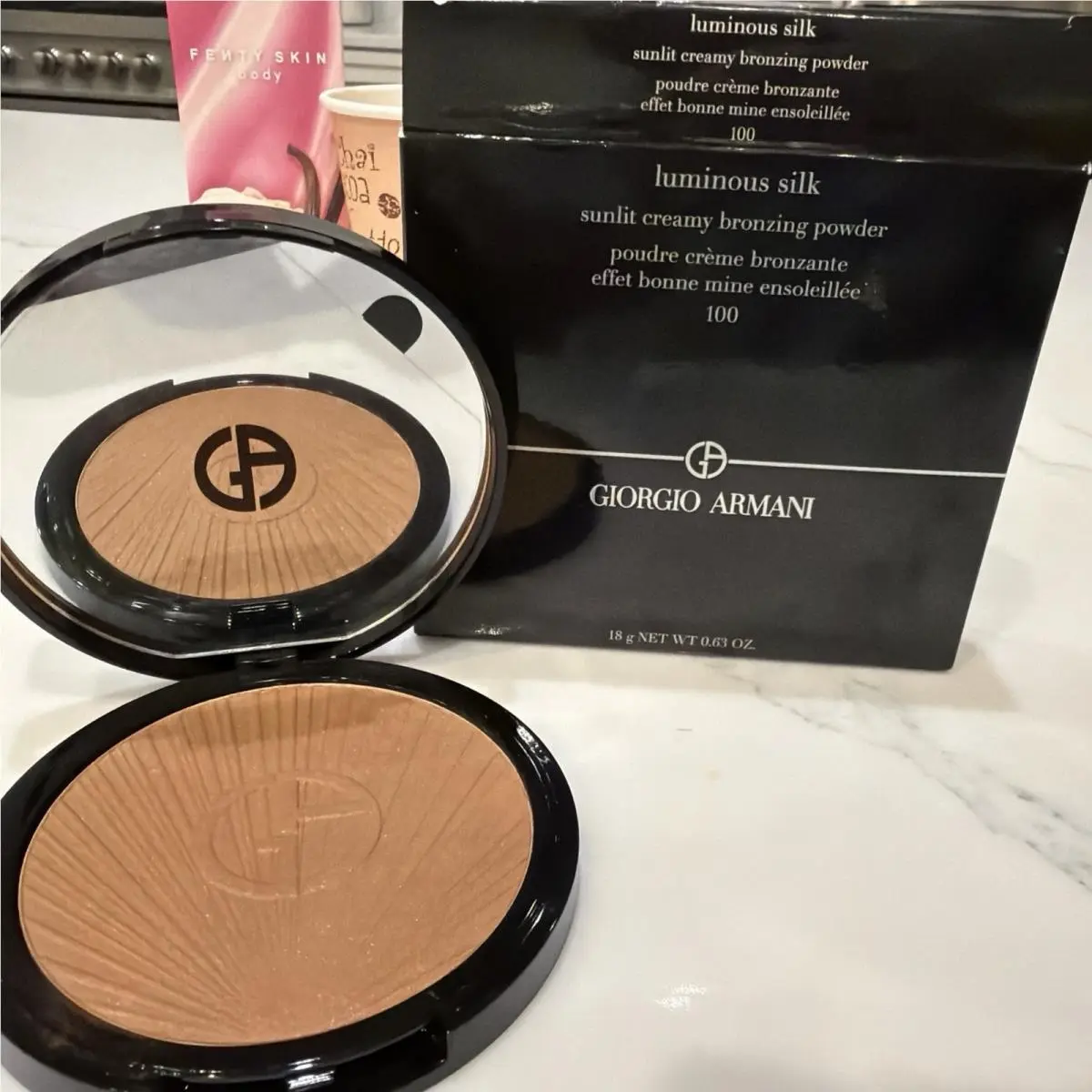 100 Sun Kissed Sand Luminous Silk Bronzer 18g .63oz by Giorgio Armani
