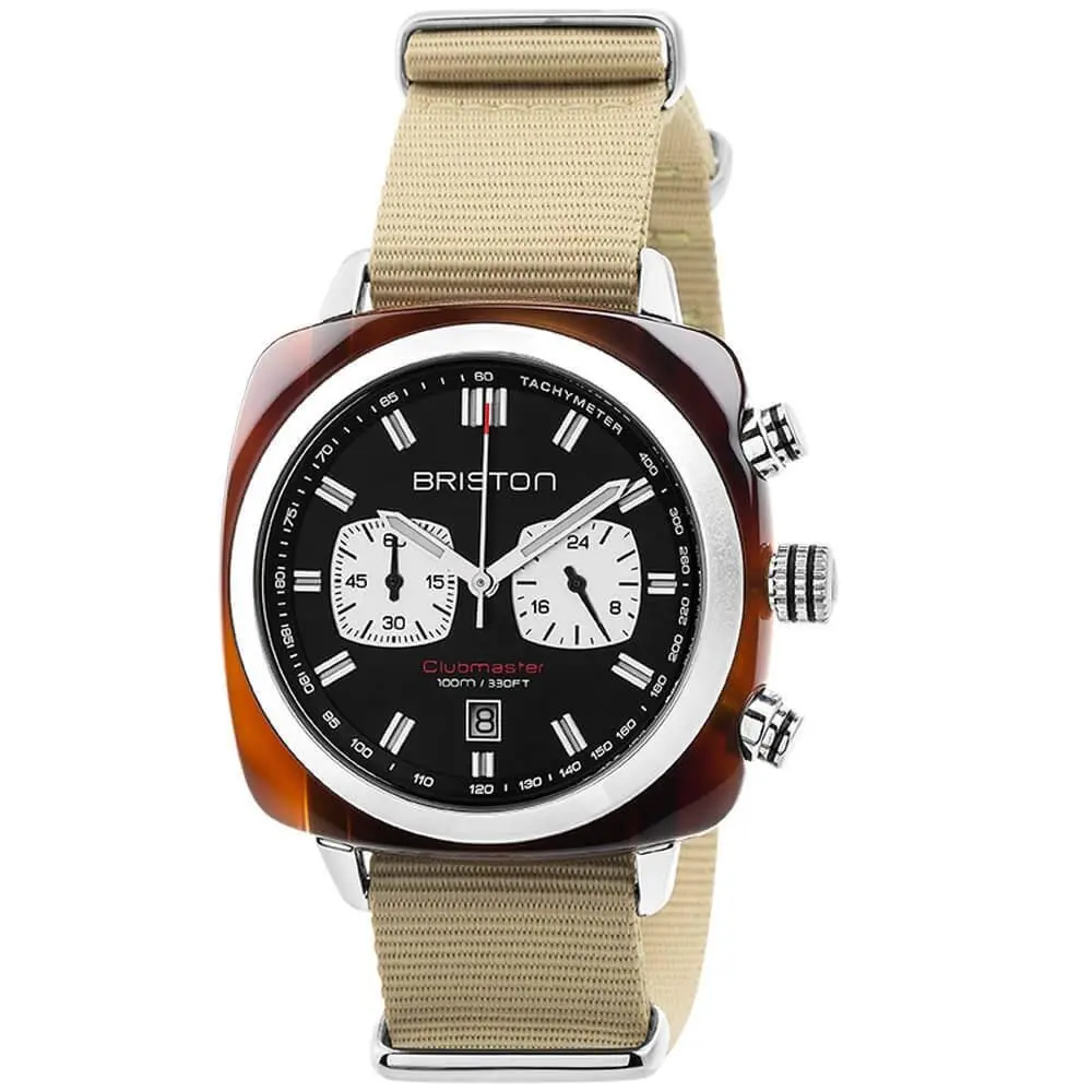 Clubmaster Sport Chrono Black Watch by Briston