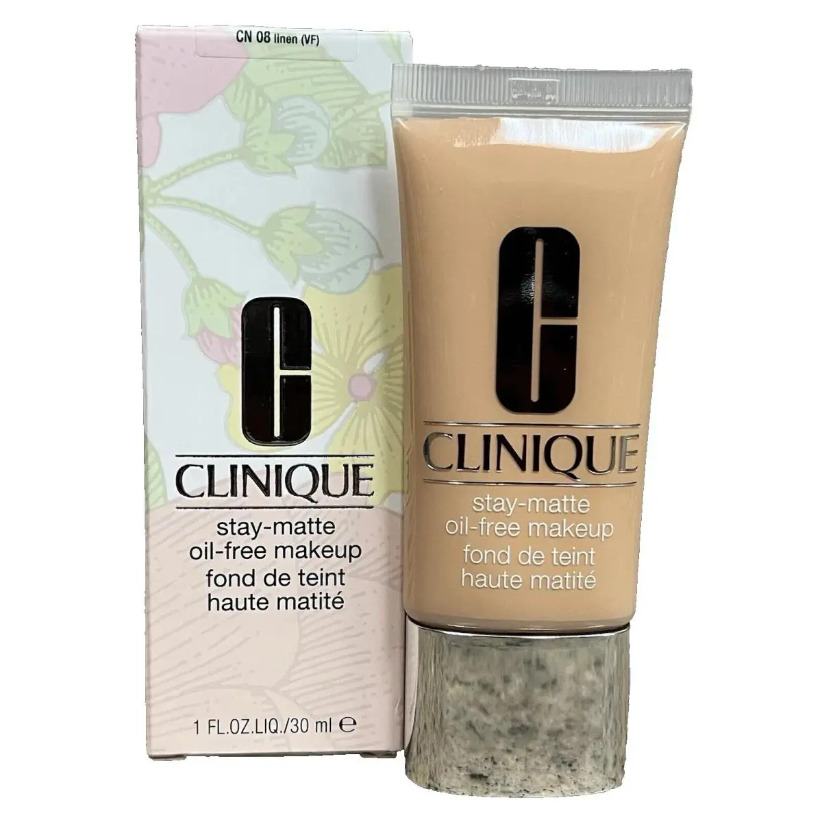 Stay-matte Oil-free Makeup/foundation Select Color 1 oz Full Size CN 08 Linen (VF) by Clinique