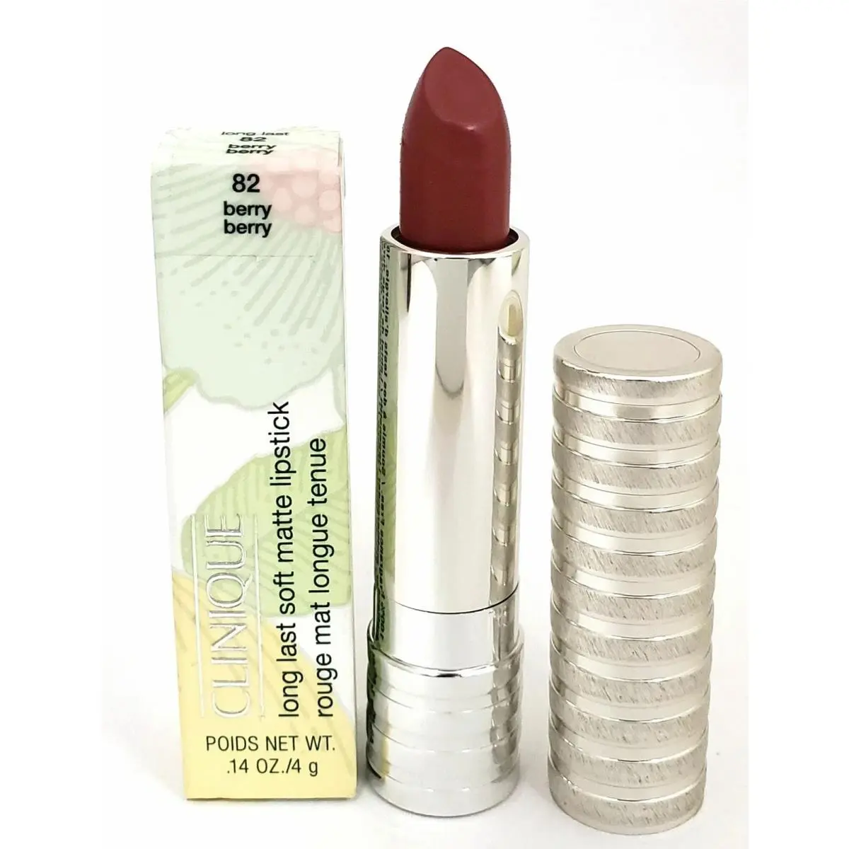 Clinique Long Last Soft Matte Lipstick 82 Berry Berry Full Size
