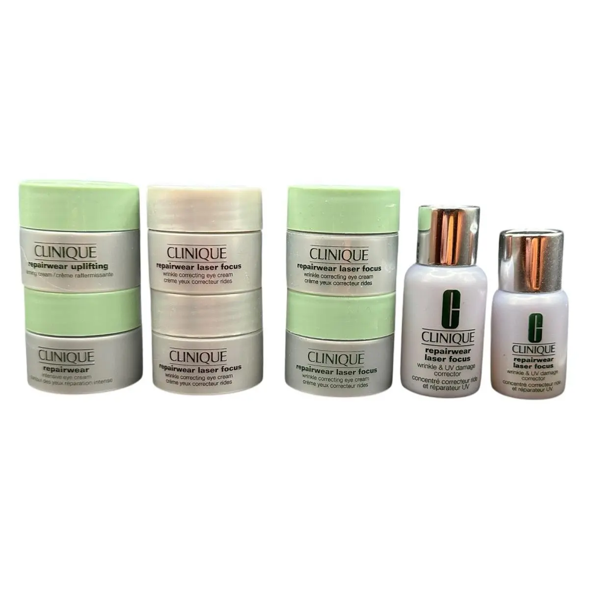 Clinique Repairwear Laser Focus Eye Cream Uplifting Travel Lot Wrinkle Corrector