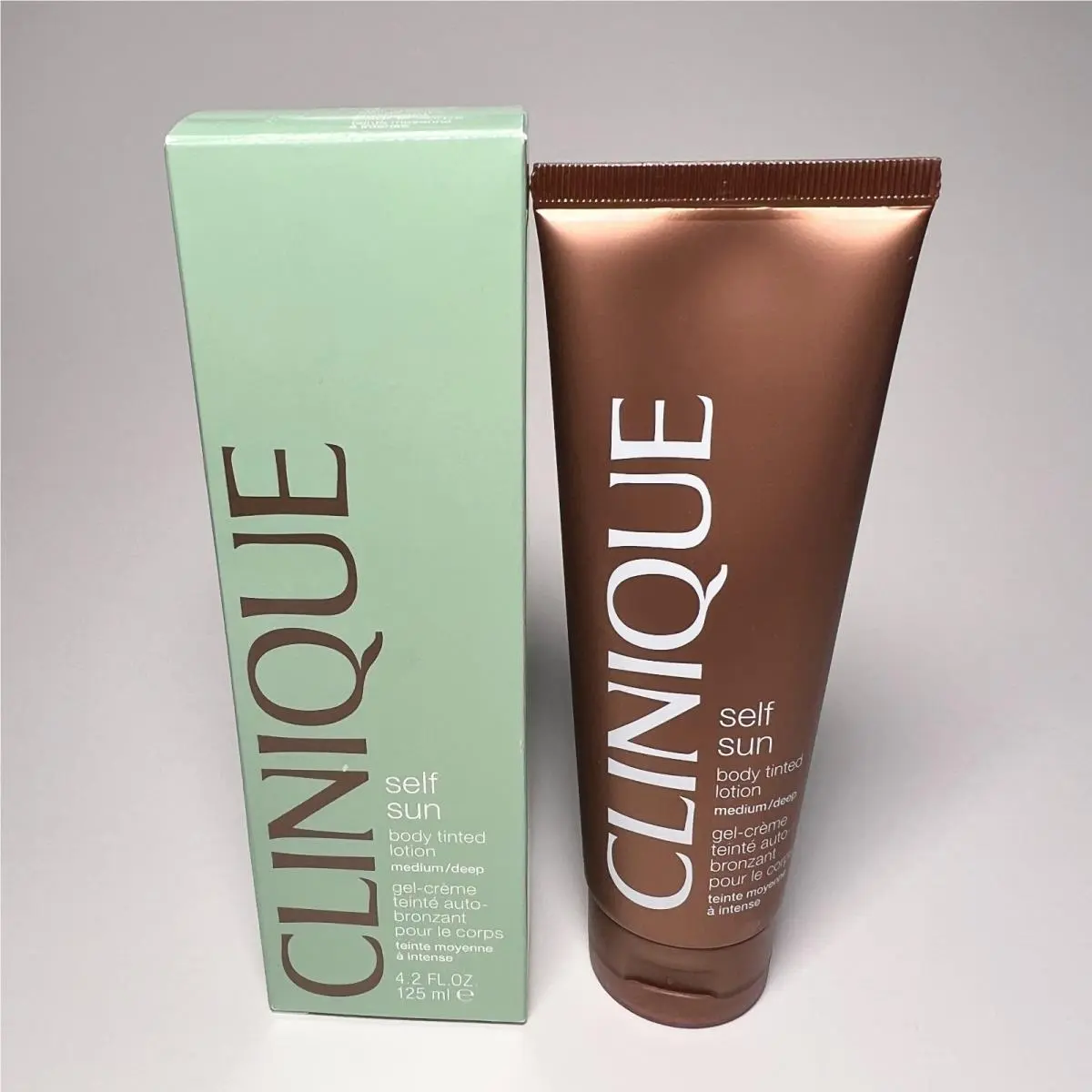 Clinique Self Sun Body Tinted Lotion Medium Deep 4.2 fl oz Full Size
