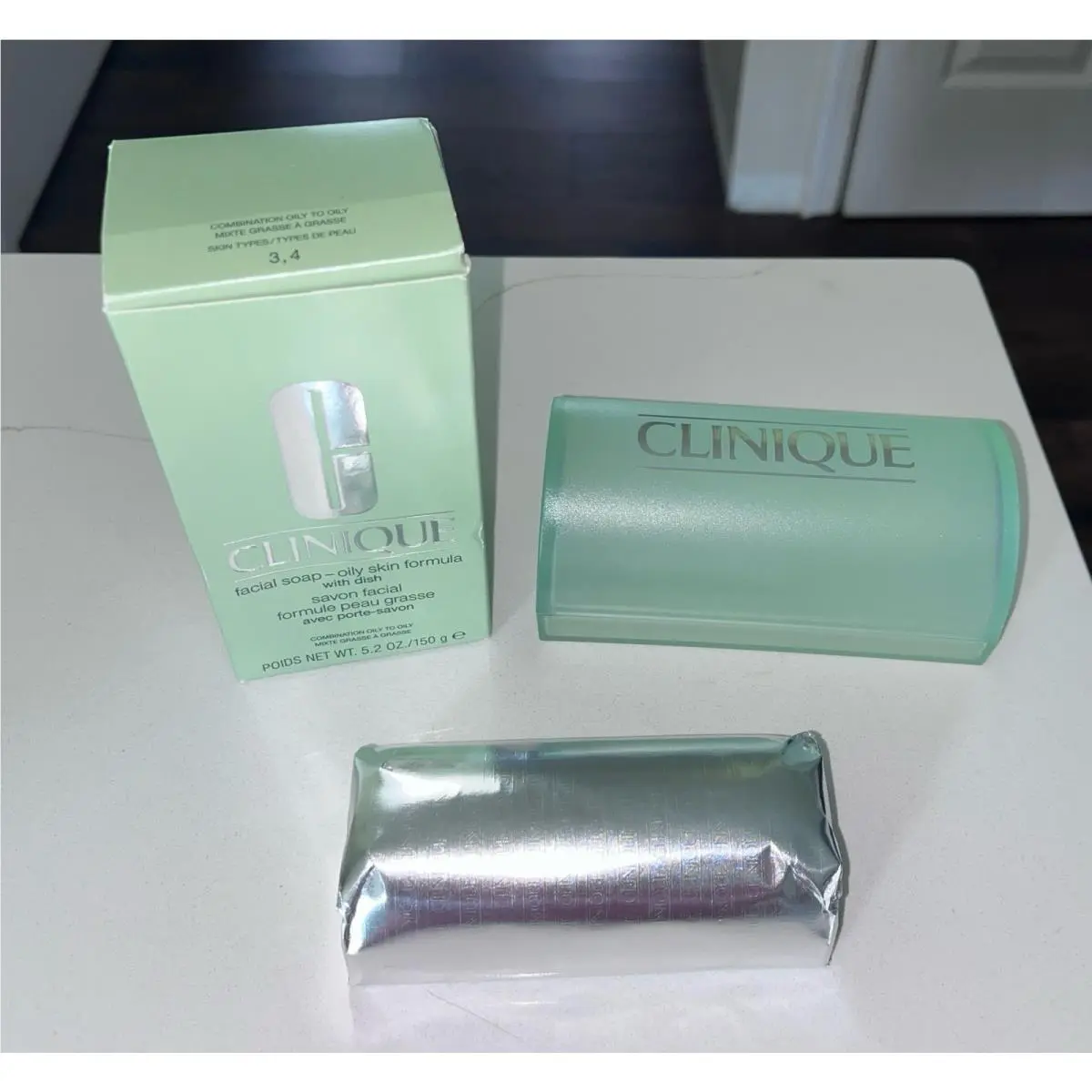 Clinique Facial Soap Bar Combination Oily Skin Formula 5.2 oz/150 g