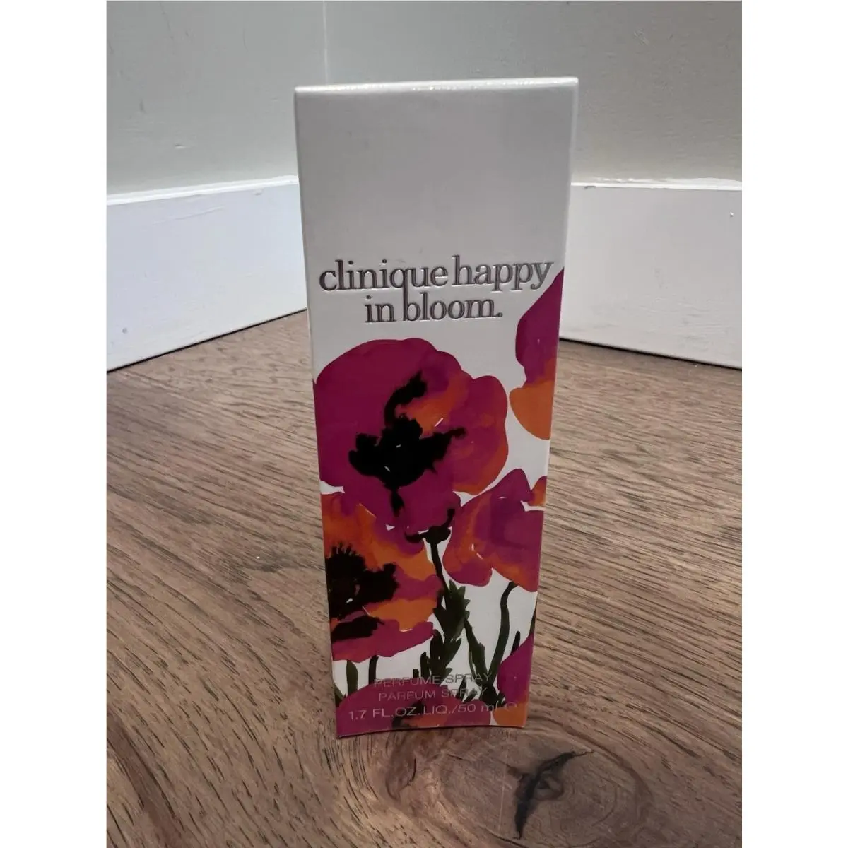 Clinique Happy In Bloom Perfume Spray 1.7 Oz. / 50 ml Rare Floral Box