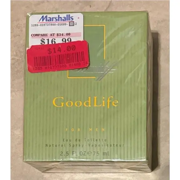 Good Life Davidoff Eau De Toilette Men Spray 2.5oz 75ml