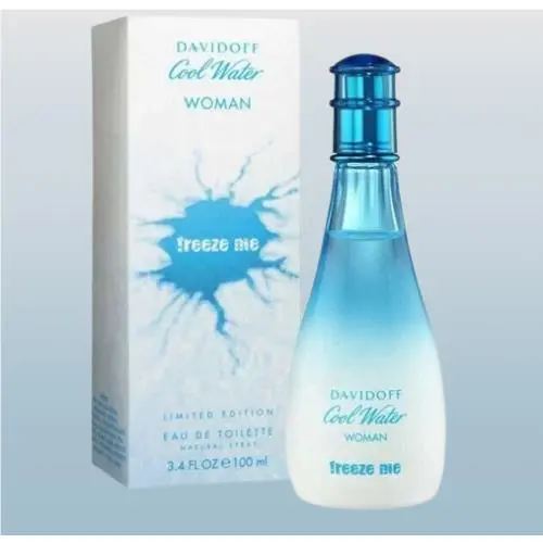 Davidoff Cool Water Woman Freeze ME Eau DE Toilette Spray 3.4 OZ X