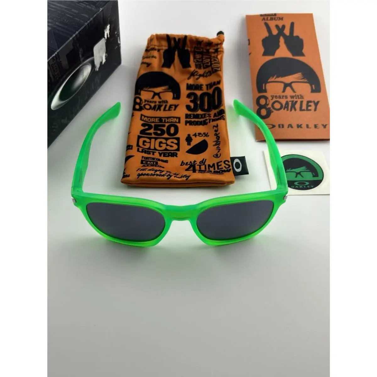 Oakley Garage Rock Wally Lopez Matte Anti Freeze Green Grey+box OO9175-18