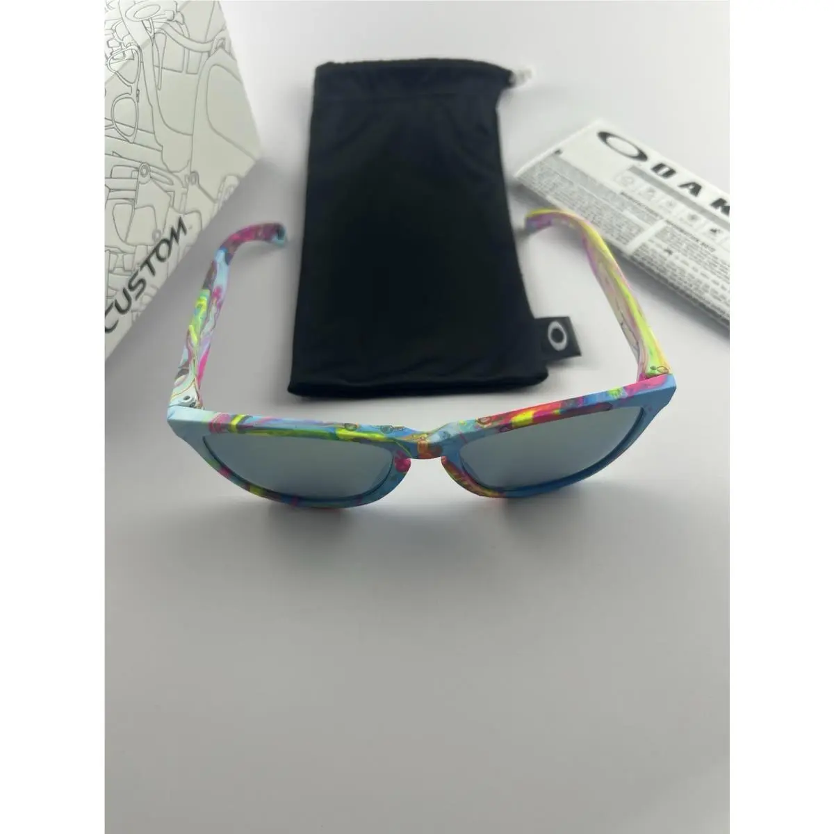 Frogskins Freestyle Swirl Emerald Iridium Polarized Limited Edition by Oakley