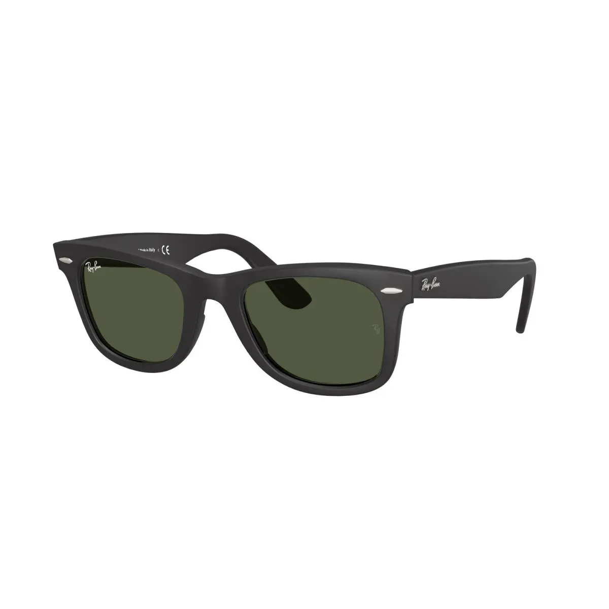 Ray-ban RB 2140 F Wayfarer Matte Black G-15 Gree 901S Size 52 Sunglasses