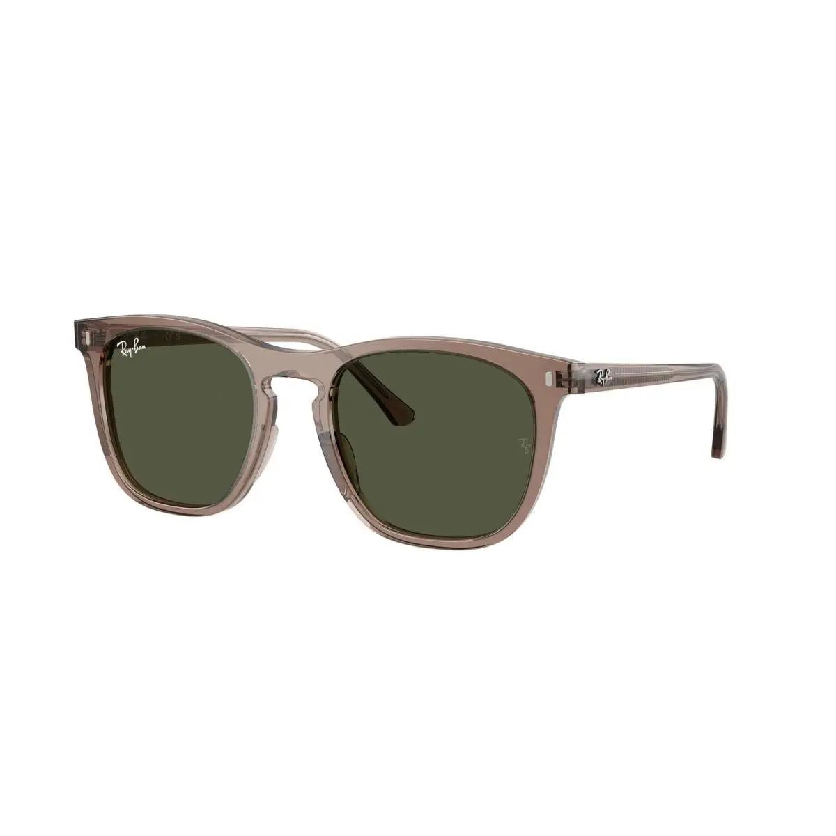 Ray-ban RB 2210 Transparent Light Brown / Blue 845731 Size 53 Sunglasses