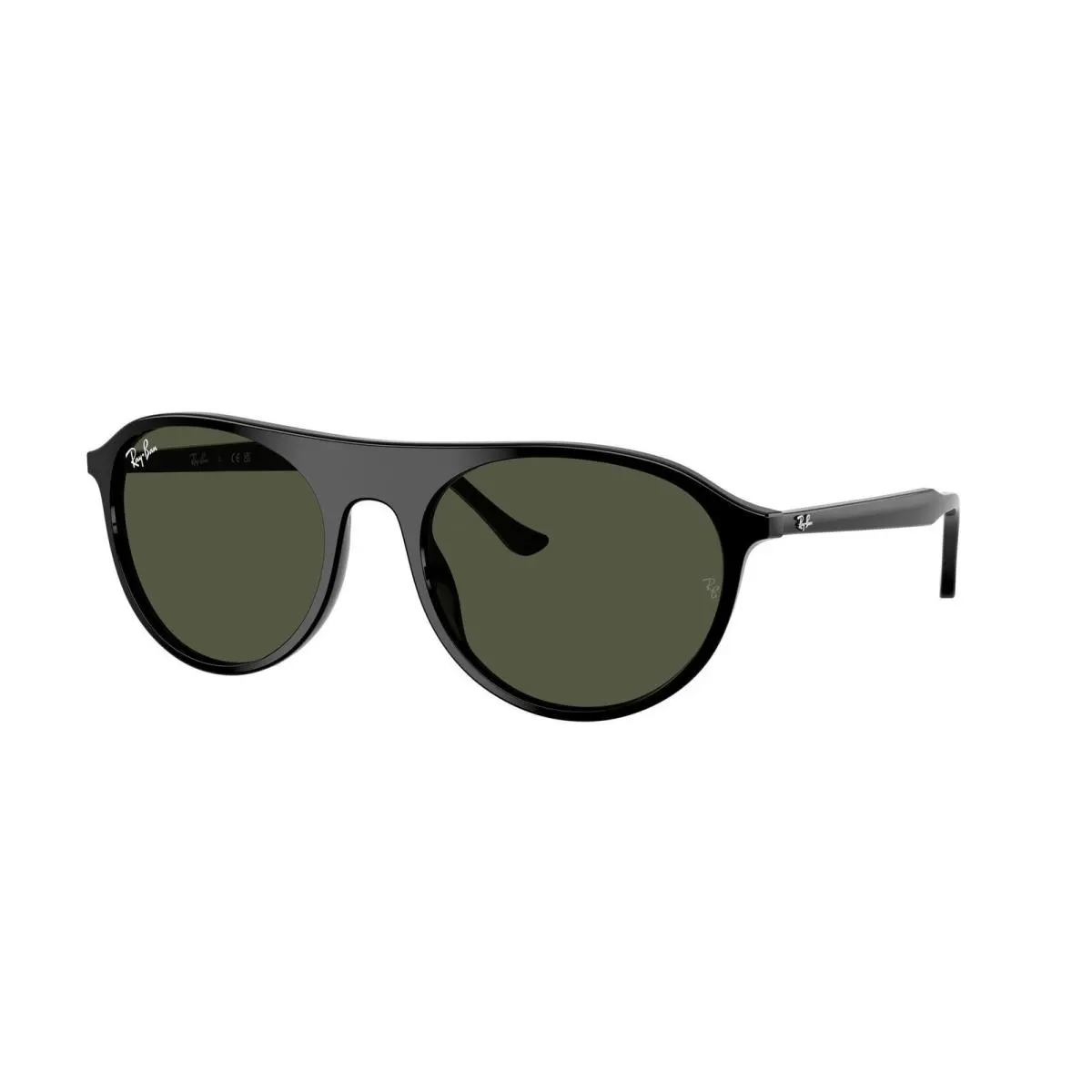Ray-ban RB 2215 Black / Green Crystal Standard 901/31 Size 59 Sunglasses