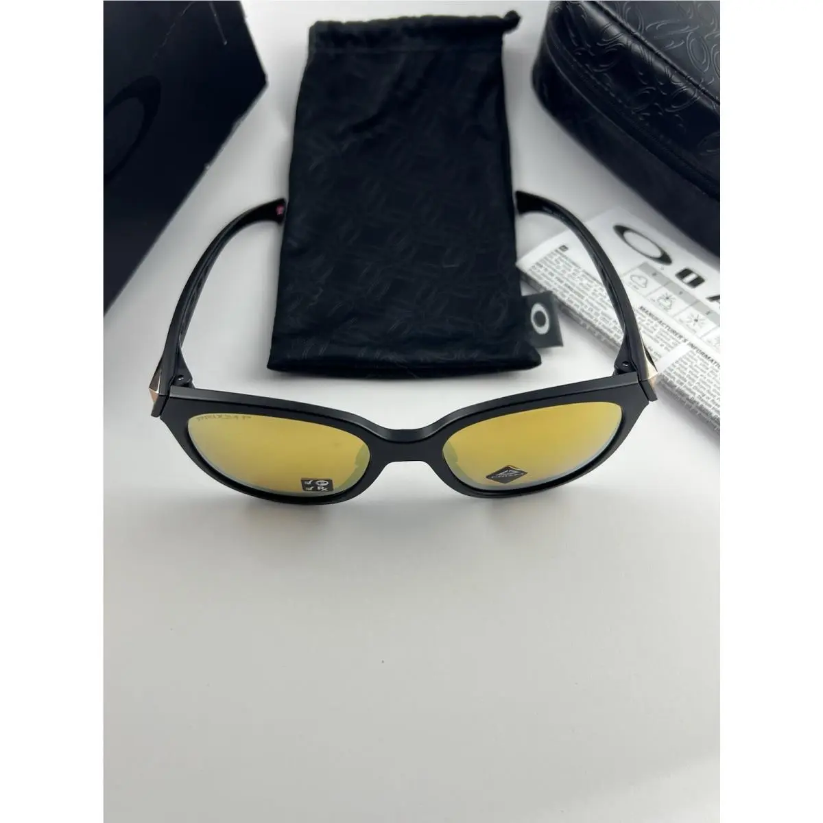 Oakley Low Key Matte Black Prizm Rose Gold Polarized+box OO9433-0554