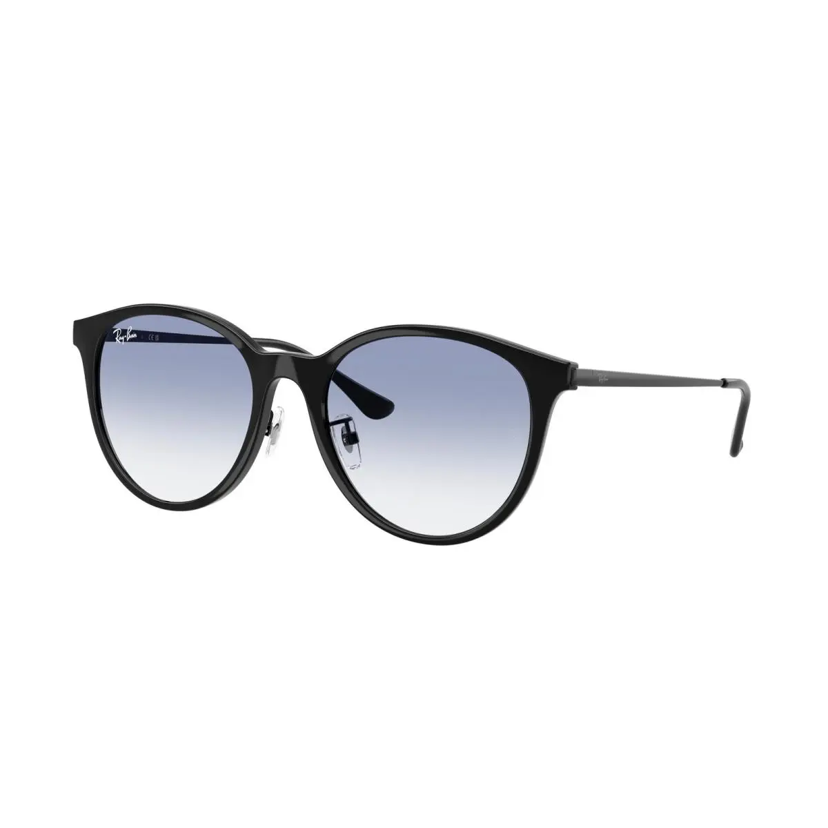 Ray-ban RB 4334 D Black / Clear Gradient Light Blue 601/19 Size 55 Sunglasses by Ray-Ban