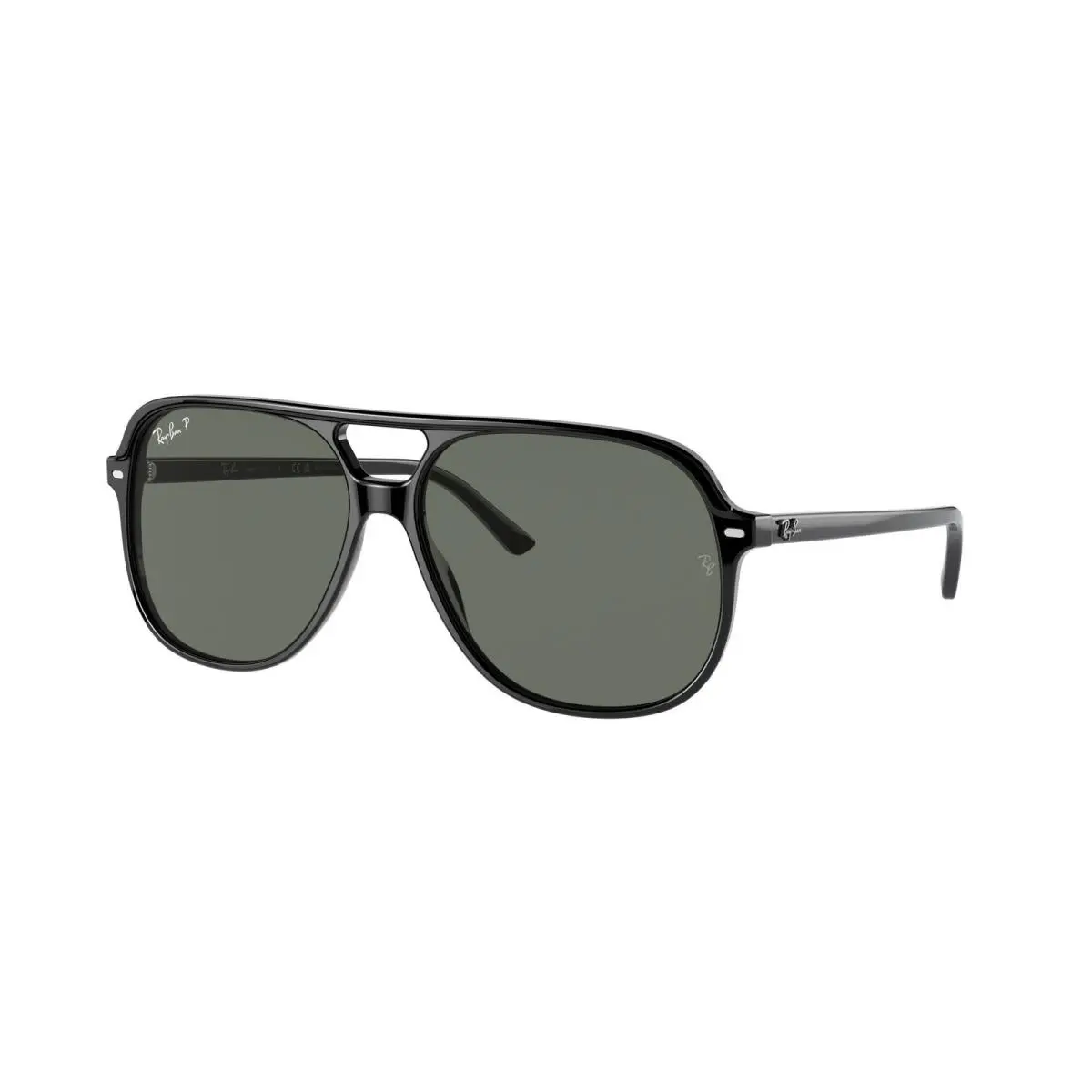 Ray-ban RB 2198 Bill Black Polar Green 901/58 Size 60 Sunglasses