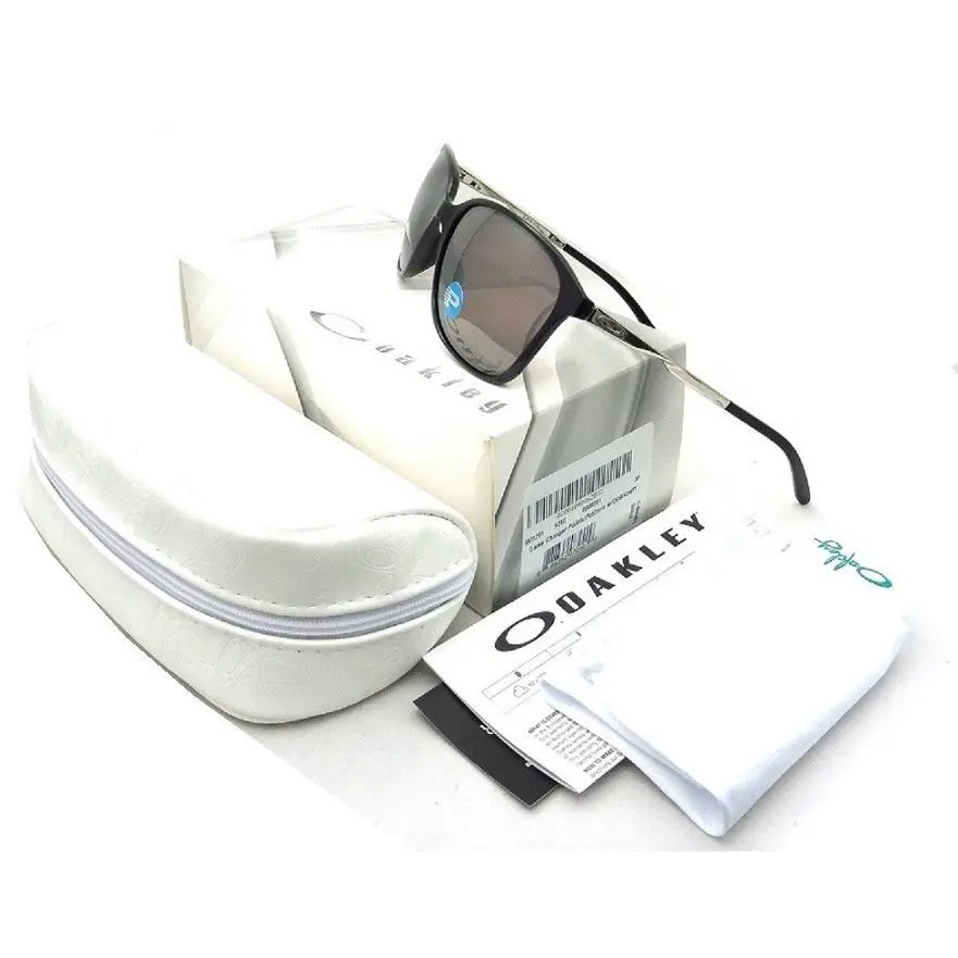 Oakley Game Changer Polish Chrome Black Iridium Polarized Sunglasses 9291-03
