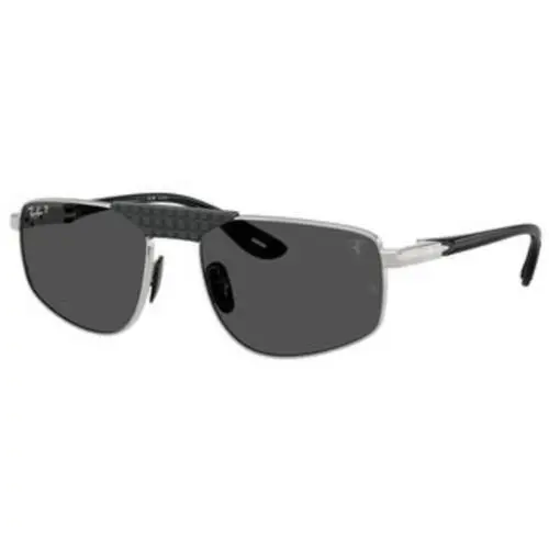 Ray-ban RB 3776 M Silver / Polar Dark Grey F122K8 Size 58 Sunglasses by Ray-Ban