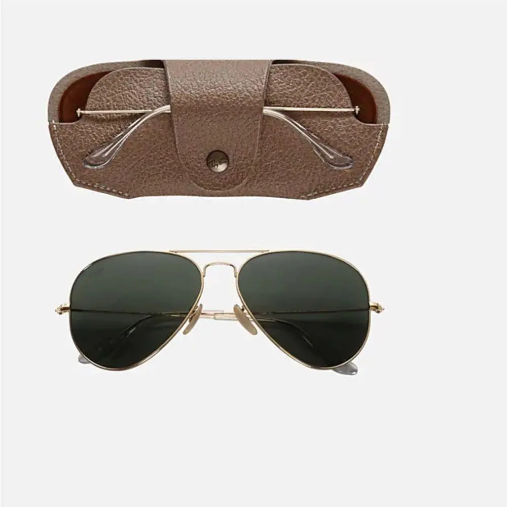 Rayban Aviator Large Metal Sunglasses Topgun Tom Cruise Maverick Sporty by Ray-Ban