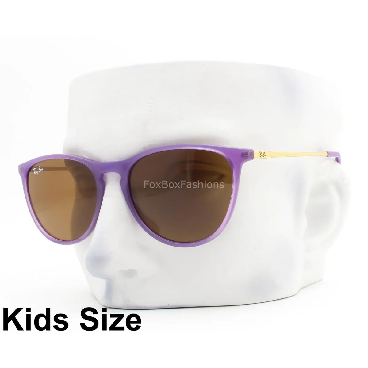 Ray-ban Junior Erika Sunglasses RJ 9060S 7131/73 Purple Gold 50mm Kids W/pouch by Ray-Ban