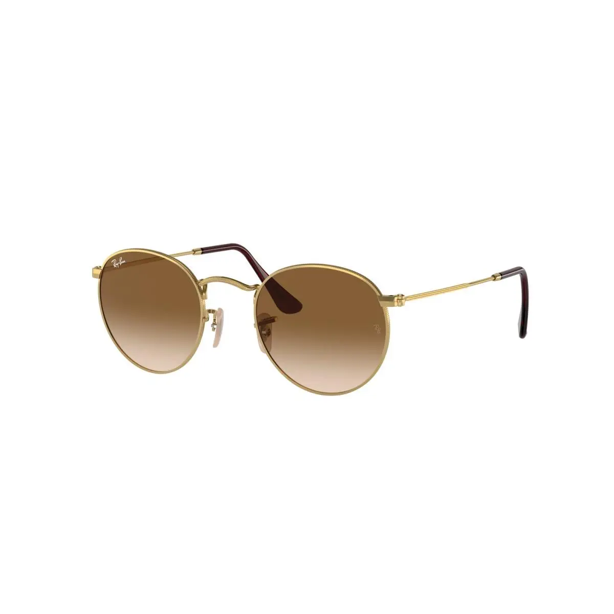 Ray-ban RB 3447 Round Metal Gold Clear Gradien 001/51 Size 53 Sunglasses
