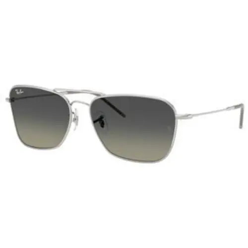 Ray-ban Rbr 0102 S Silver / Grey Gradient 003/11 Size 58 Sunglasses
