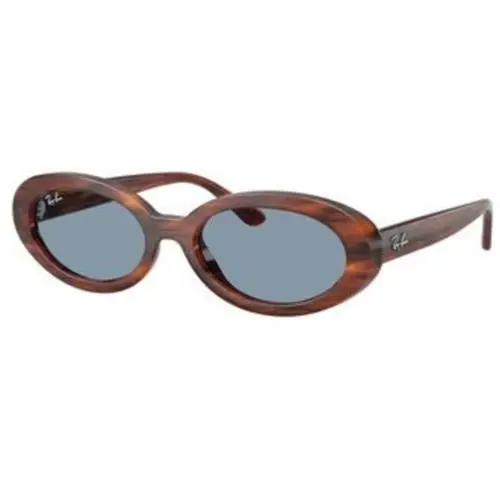 Ray-ban RB 2223 Striped Havana / Blue Crystal Standard 954/56 Size 54 Sunglasses by Ray-Ban