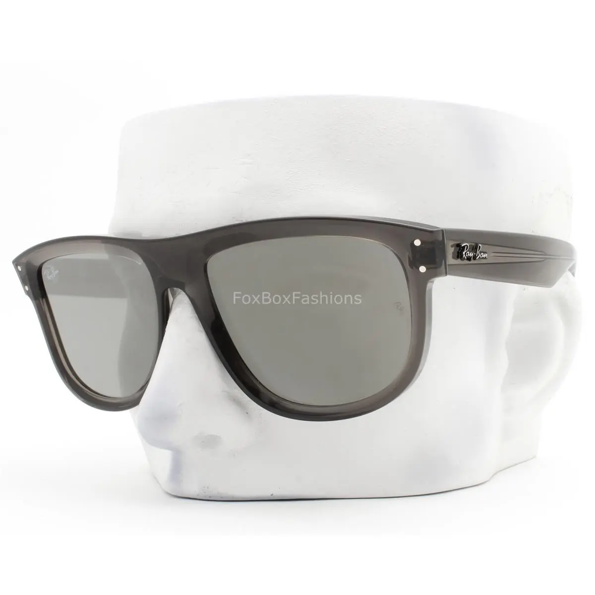 Ray-ban Boyfriend Reverse Sunglasses Transparent Gray RB R0501S 56mm W/case by Ray-Ban