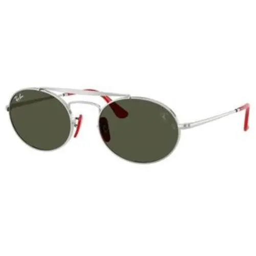 Ray-ban RB 3775 M Silver / Green Crystal Standard F00731 Size 54 Sunglasses by Ray-Ban