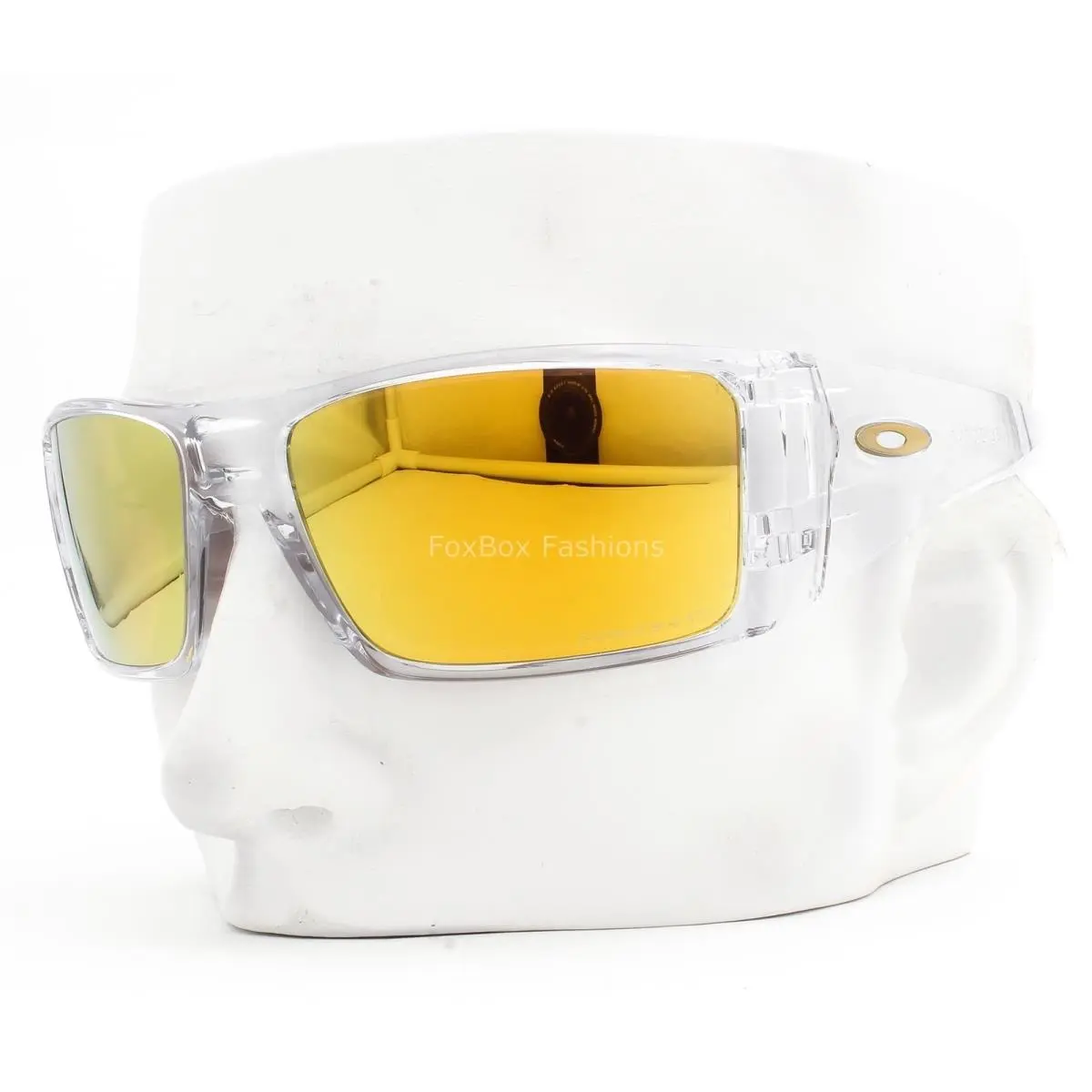 Heliostat Sunglasses Clear Prizm 24K Gold Polarized OO9231-3761 W/pouch by Oakley