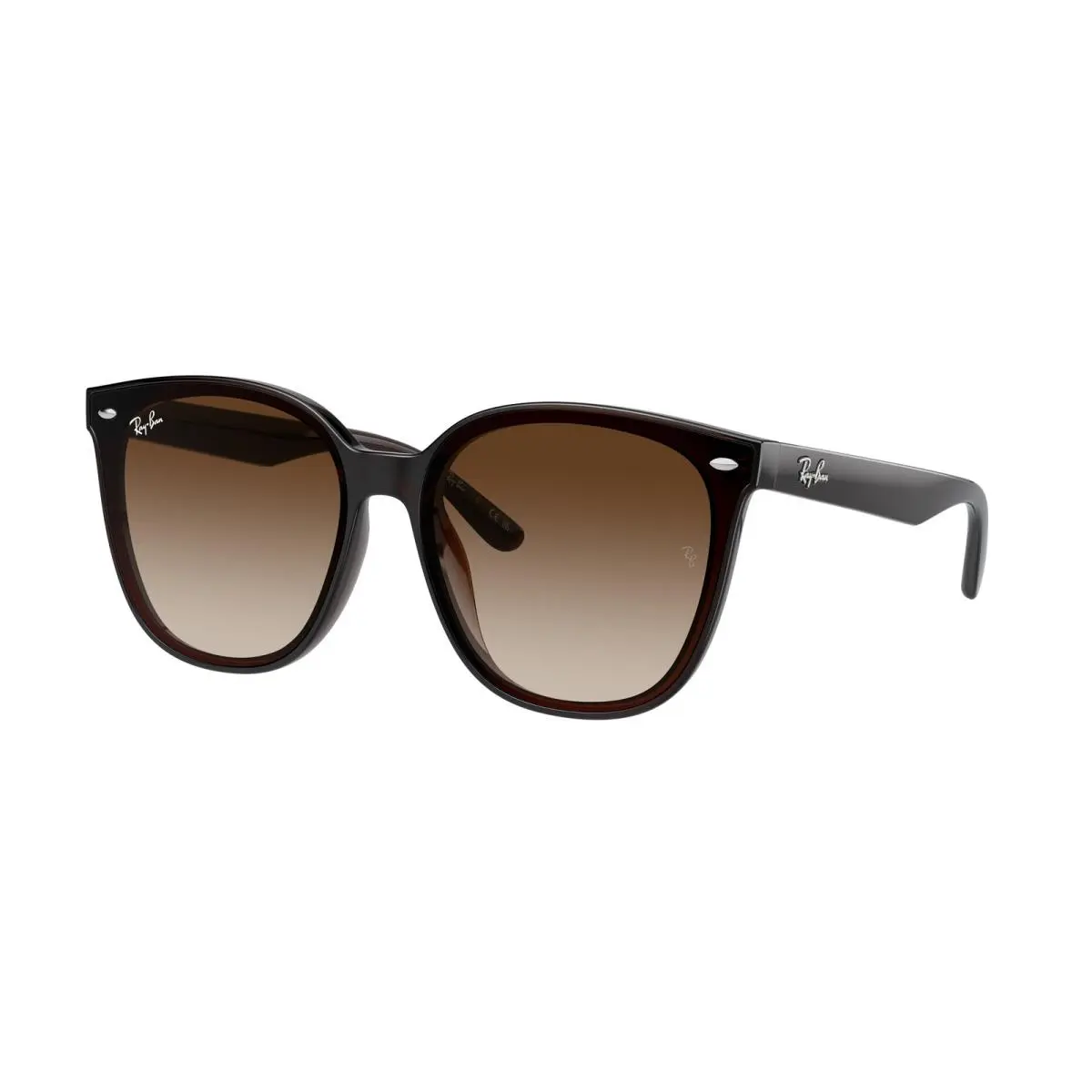 Ray-ban RB 4423 D Transparent Brown Gradient Bro 714/13 Size 66 Sunglasses