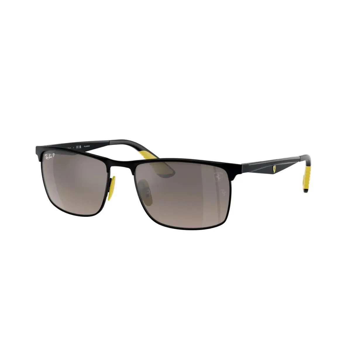 Ray Ban Ferrari Sunglasses RB3726M F0885J Black/black Grey Polarized Lens by Ray-Ban