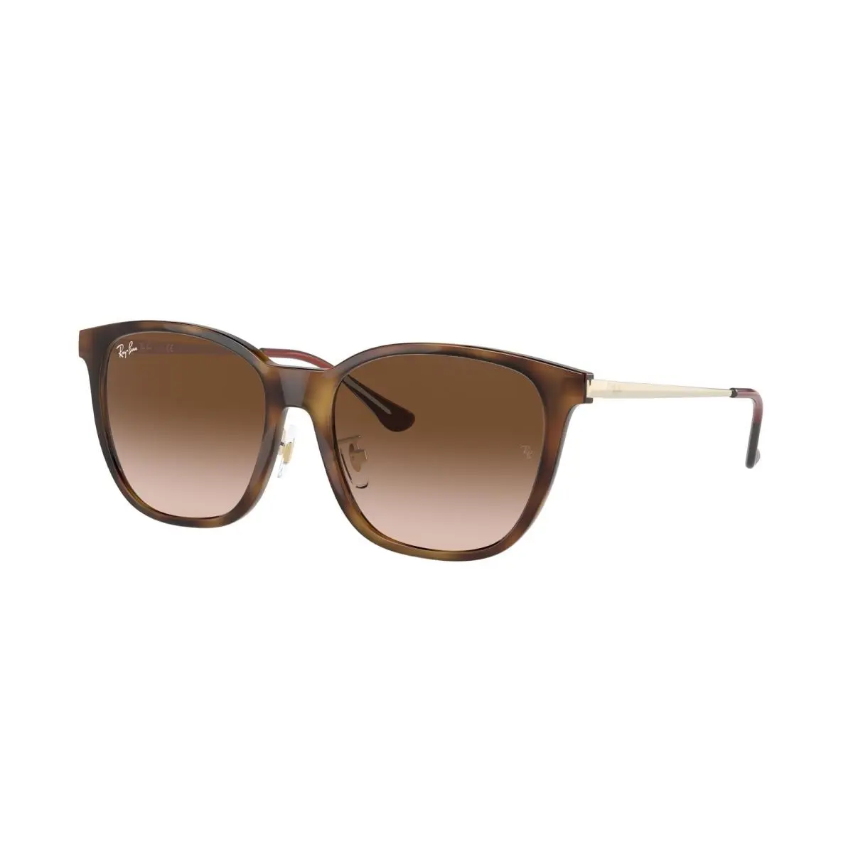 Ray-ban RB 4333 D Light Havana Brown Gradient Da 710/13 Size 55 Sunglasses by Ray-Ban
