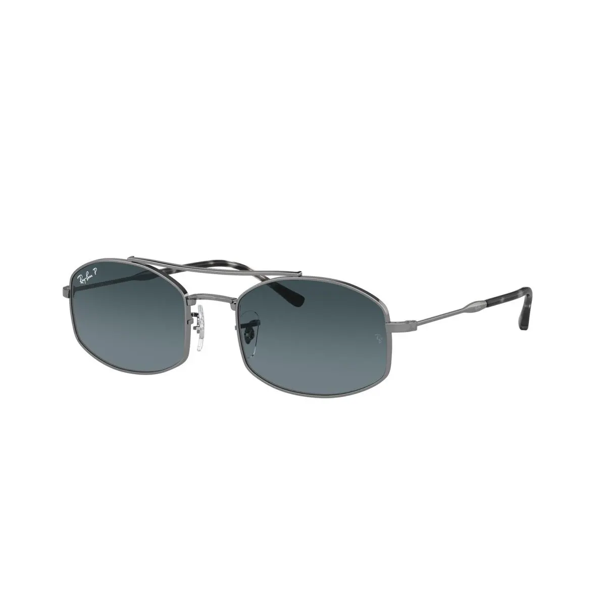 Ray-ban RB 3719 Gunmetal Blue Gradient Polar 004/S3 Size 51 Sunglasses