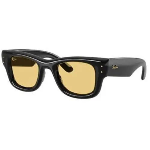 Ray-ban RB 4940 Black / Yellow Polyamide Standard 601/85 Size 47 Sunglasses by Ray-Ban