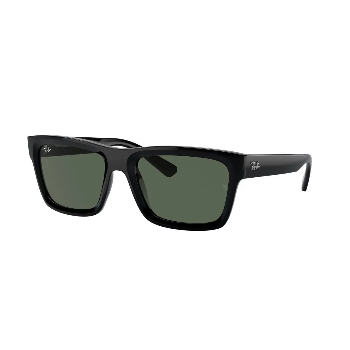 Ray-ban RB 4396 Warren Black Dark Green 667771 Size 54 Sunglasses