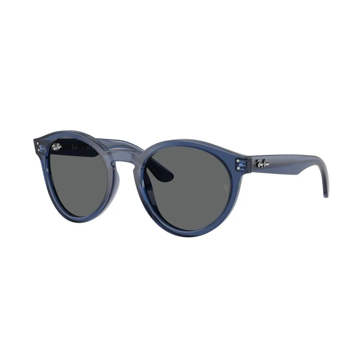 Ray-ban Rbr 0505 S Transparent Navy Blue / Dark Grey 6708GR Size 52 Sunglasses