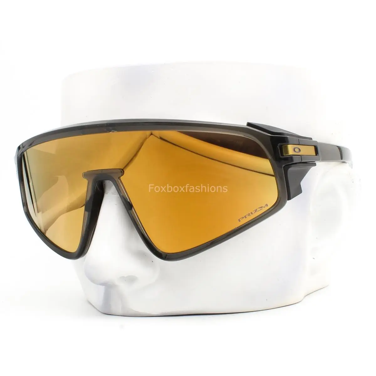 Oakley Latch Panel Sunglasses OO9404 Polished Gray Smoke Prizm 24K Gold W/pouch