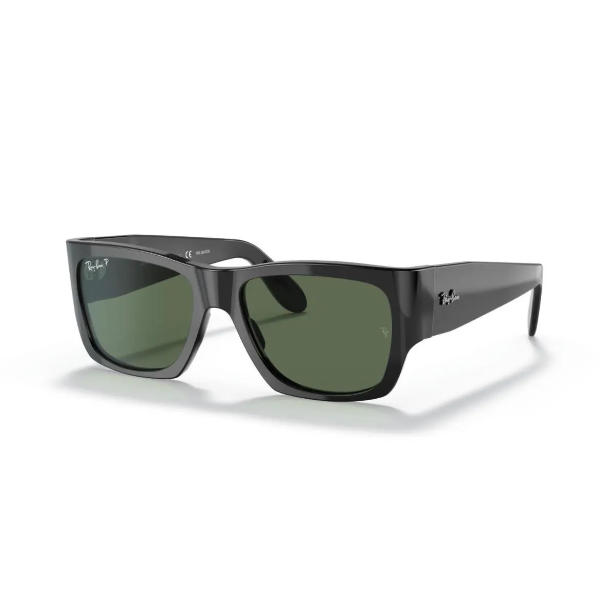 Ray-ban Sunglasses RB2187 Nomad 901/58 Black/green G15 Polarized Lens by Ray-Ban
