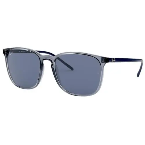 Ray-ban RB 4387 Transparent Blue 639980 Size 56 Sunglasses by Ray-Ban