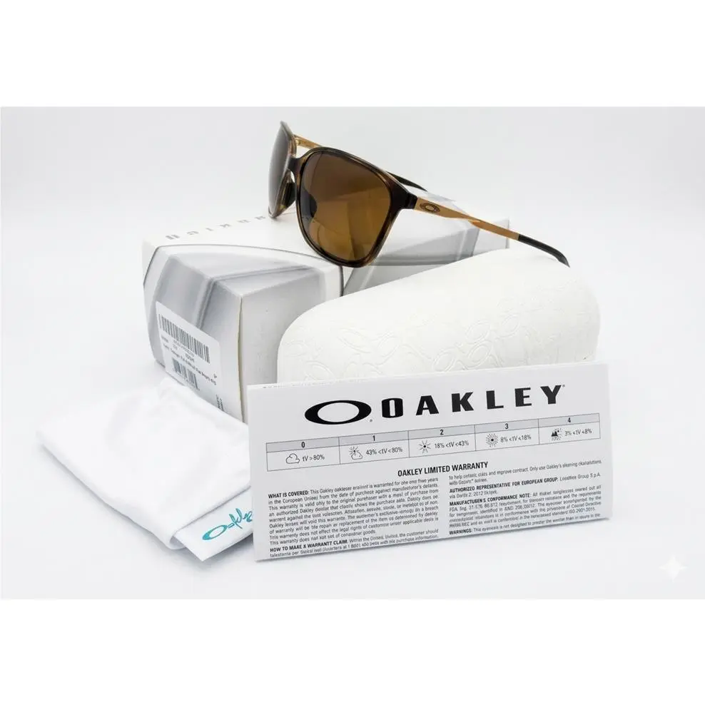 Oakley Game Changer Tortoise /rose Gold/grad Brown Polarized Sunglasses