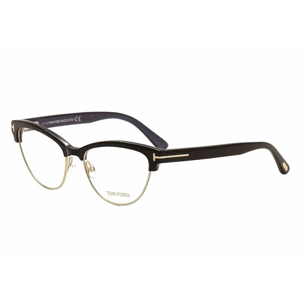 Tom Ford FT TF5365 005 Cat Eye Shiny Black 54 mm Eyeglasses