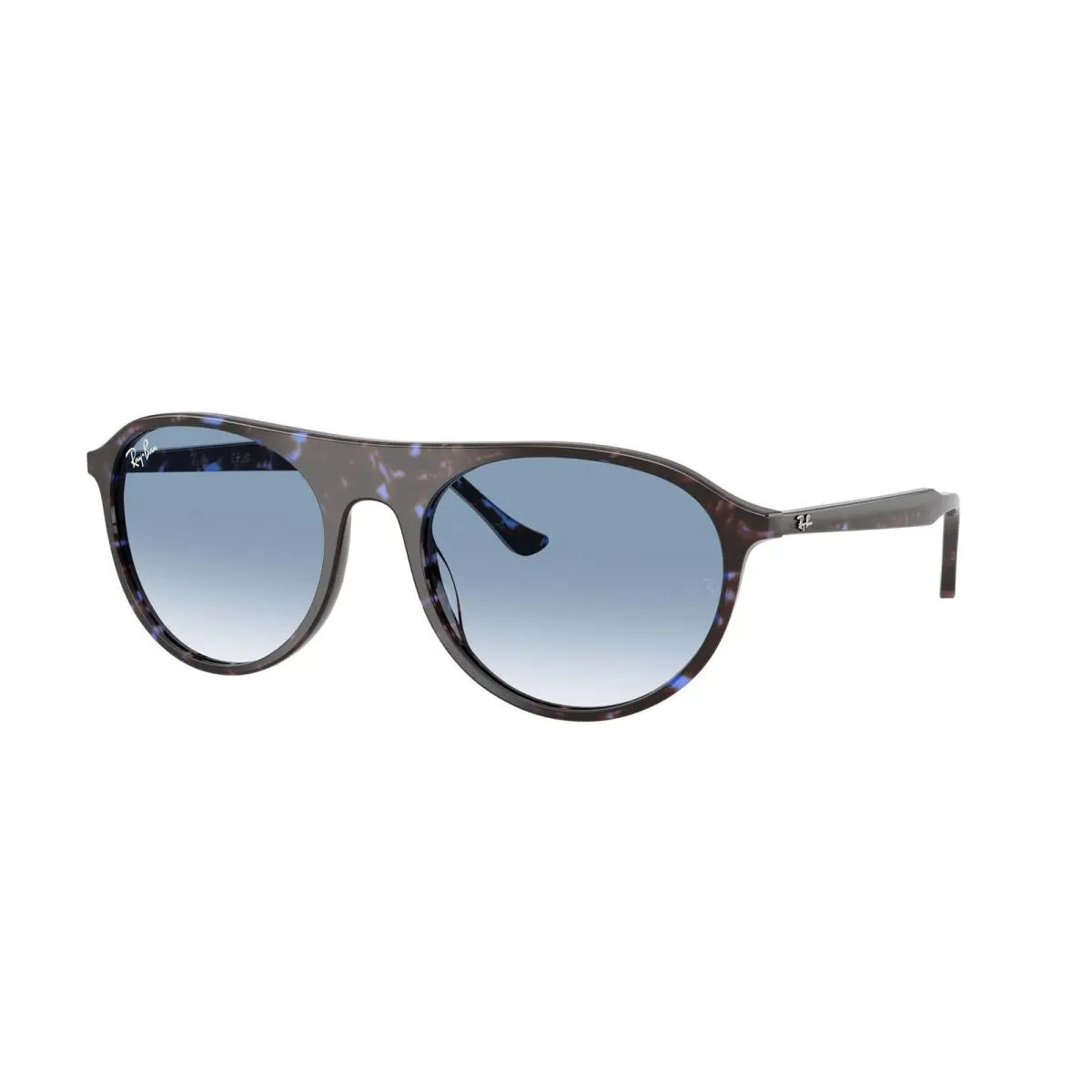 Ray-ban RB 2215 Havana Blue Turtle / Clear Gradient 14303F Size 59 Sunglasses by Ray-Ban