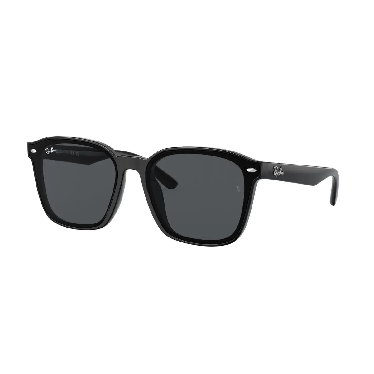 Ray-ban RB 4392 D Black Dark Grey 601/87 Size 66 Sunglasses