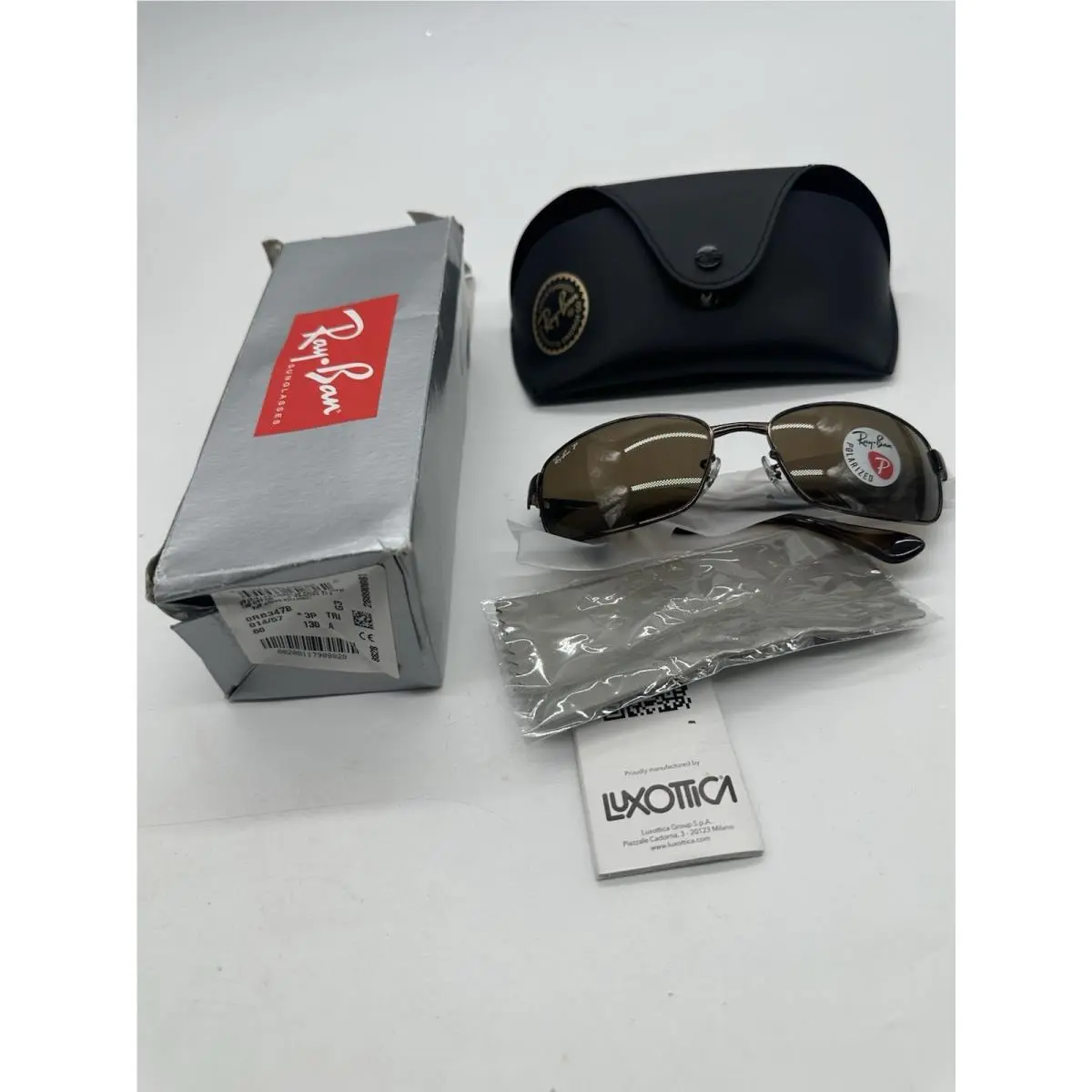 Ray-ban RB3465 004/57 Sunglasses Polarized Brown by Ray-Ban