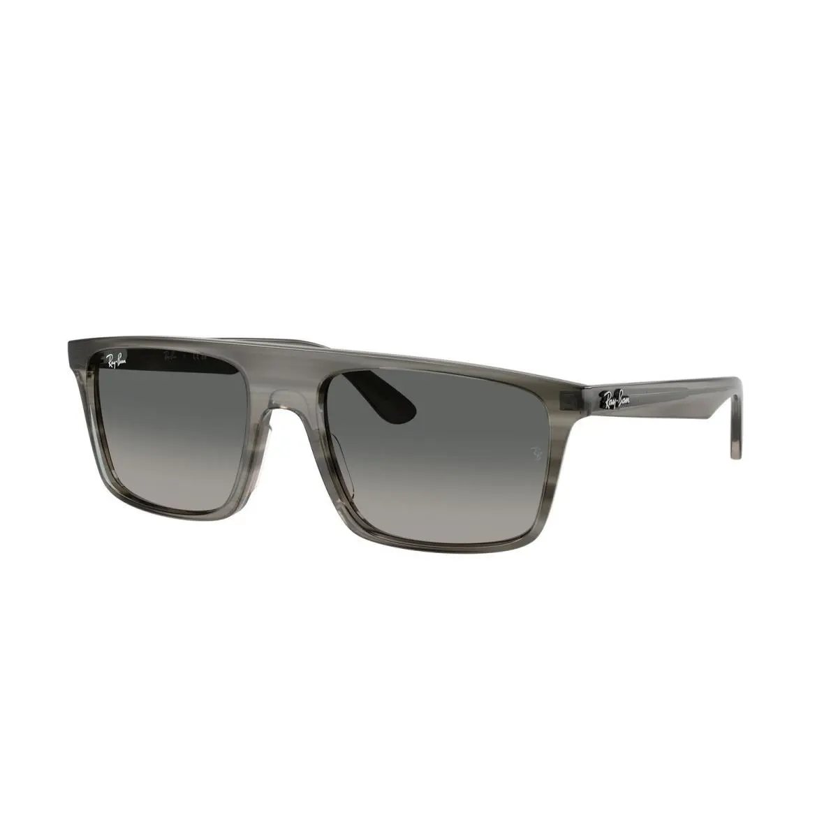 Ray-ban RB 2222 Striped Grey / Gradient 143871 Size 57 Sunglasses