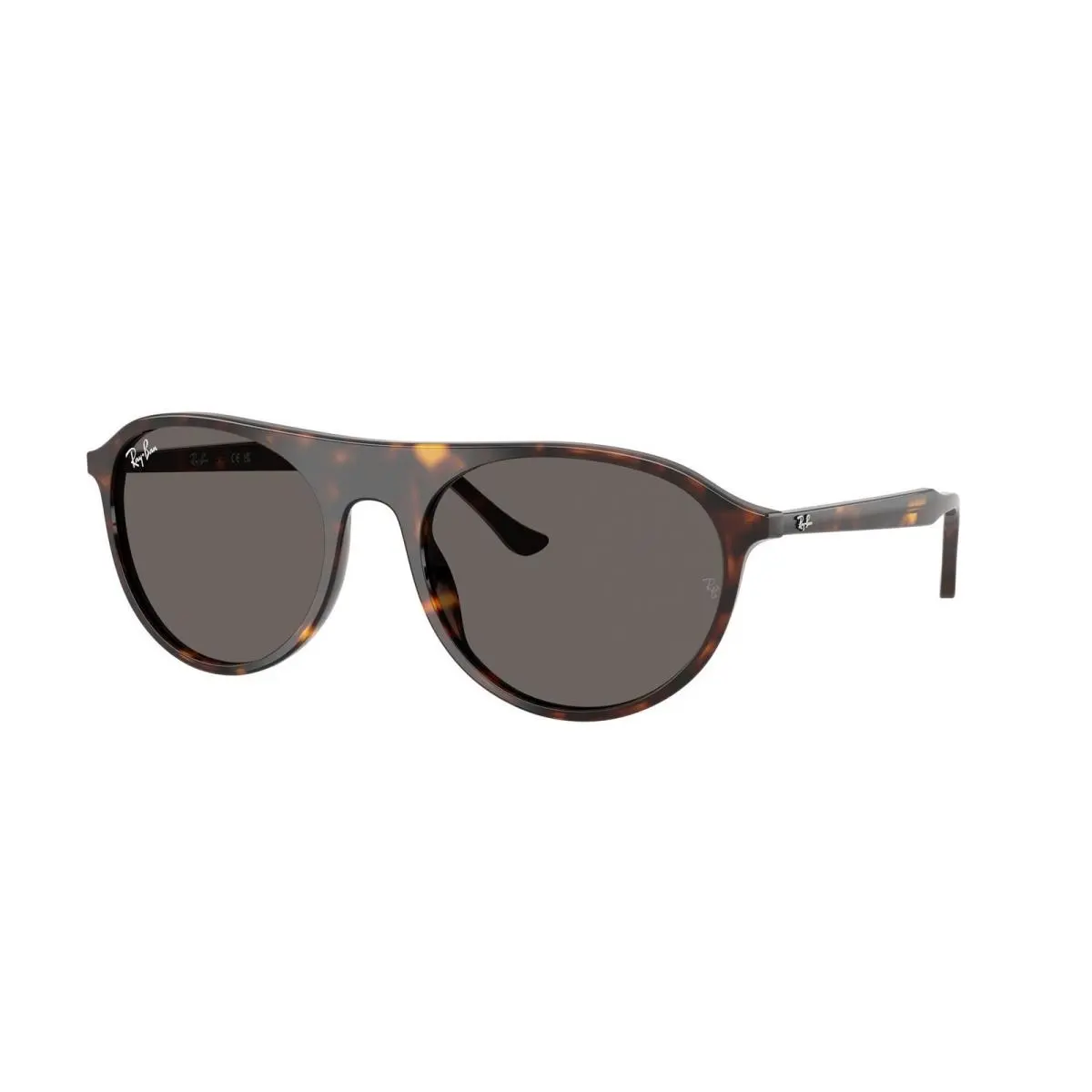 Ray-ban RB 2215 Havana / Dark Grey Crystal Standard 902/B1 Size 56 Sunglasses by Ray-Ban