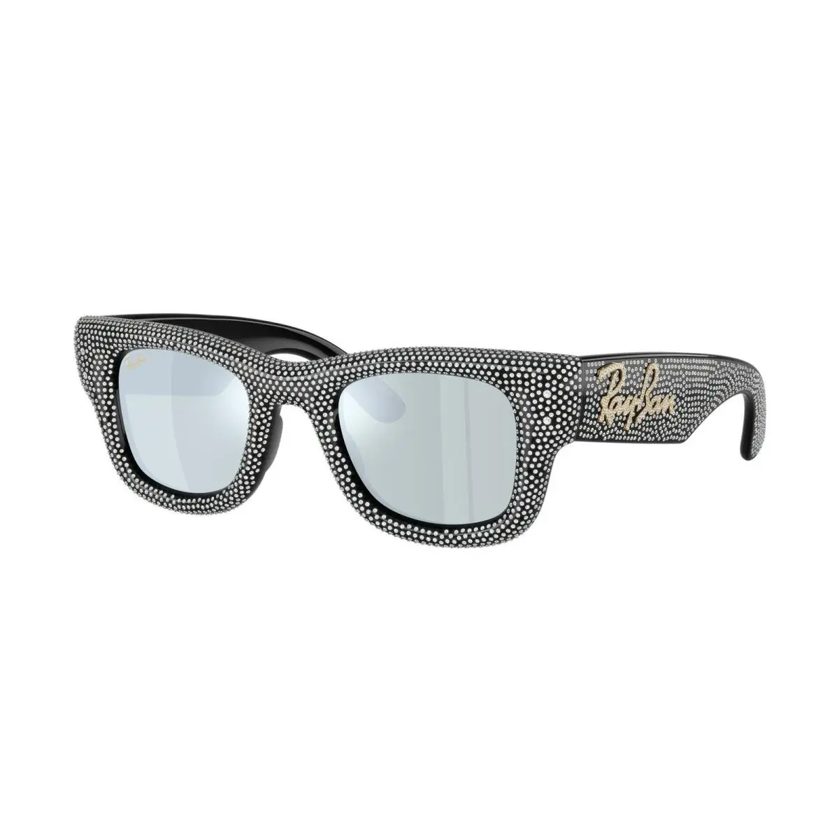 Ray-ban RB 4940 BP Black / Green Mirror Silver Plan 686530 Size 47 Sunglasses