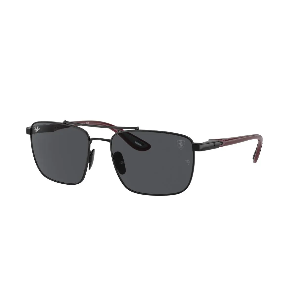 Ray-ban RB 3715 M Black Dark Grey F02087 Size 58 Sunglasses by Ray-Ban